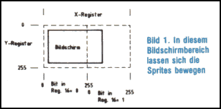 Bild 1: Bildschirmbereich