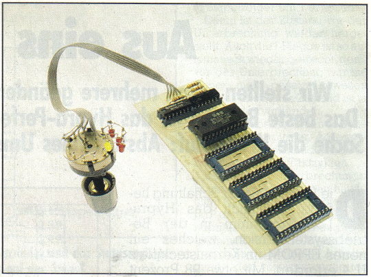 Fertige Umschaltplatine
