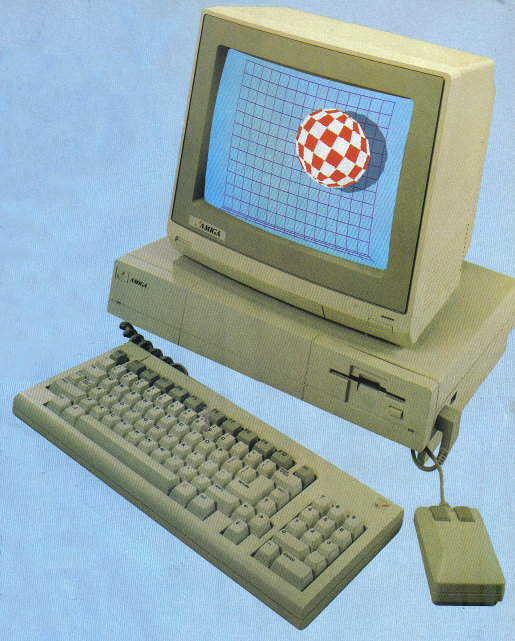 Amiga 1000 mit Monitor