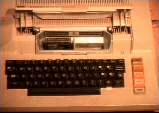 Die beiden Modulports des Atari 800