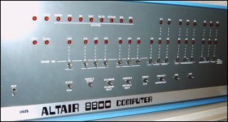 Altair 8800 Bedienfeld