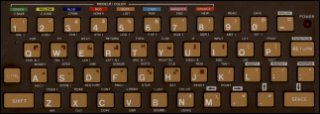 Tastatur des Laser 210